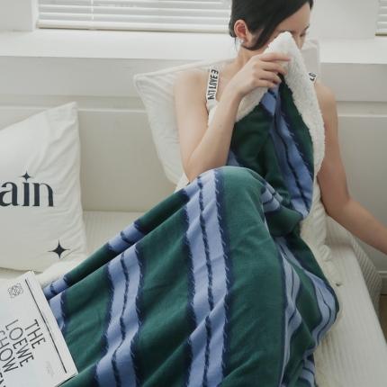 91家纺网 家纺一手货源 找家纺 （总）圆岛家纺 2022秋冬新品牛奶绒羊羔绒毛毯