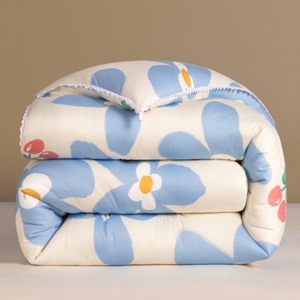 91家纺网 家纺一手货源 找家纺 （总）预言A类印花可水洗针织棉被子被芯春秋被冬被空调被夏凉被