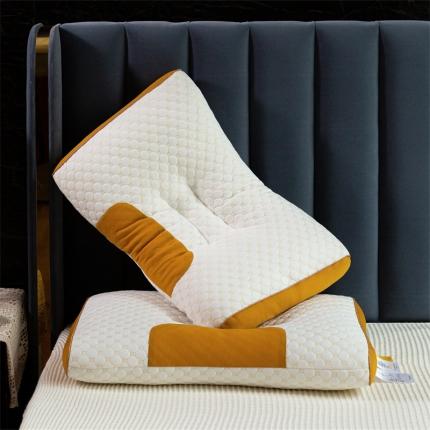 91家纺网 家纺一手货源 找家纺 多点家居2022新款4D立体按摩护颈枕 咖色