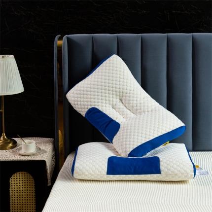 多点家居2022新款4D立体按摩护颈枕 蓝色