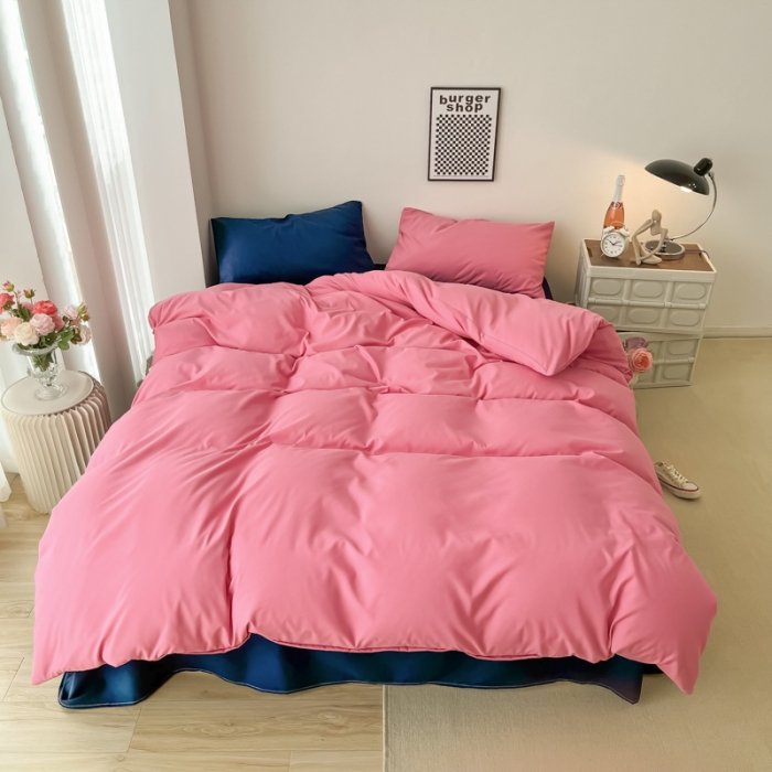 91家纺网 家纺一手货源 找家纺 雨帆家纺2022新款纯色系列四件套 灿若繁星