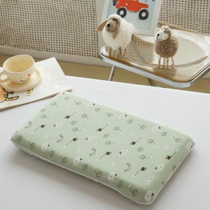 91家纺网 家纺一手货源 找家纺 （总）其乐2023新款儿童全棉乳胶枕30*50彩棉面包枕超30天不退不换