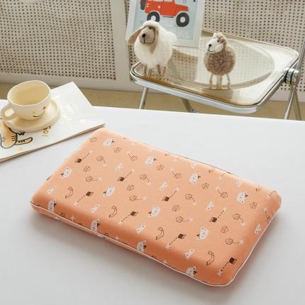 91家纺网 家纺一手货源 找家纺 （总）其乐2023新款儿童全棉乳胶枕30*50彩棉面包枕超30天不退不换