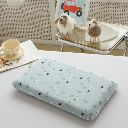 91家纺网 家纺一手货源 找家纺 （总）其乐2023新款儿童全棉乳胶枕30*50彩棉面包枕超30天不退不换