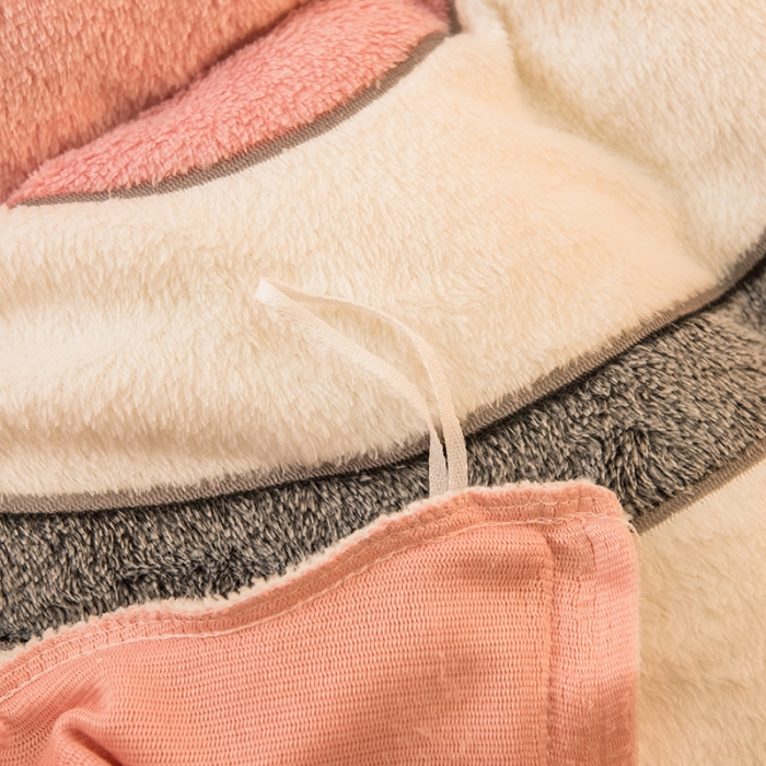 91家纺网 家纺一手货源 找家纺 懒猫 2022新品大版雪花绒活性印花四件套 爱心兔