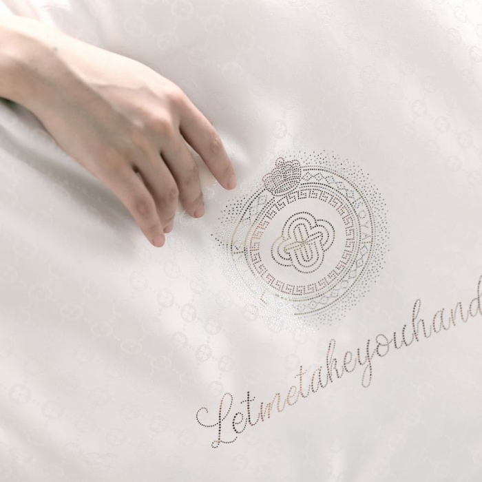 91家纺网 家纺一手货源 找家纺 (总) 伊被源 2022新款亲肤磨毛提花冬被被子被芯-四叶草