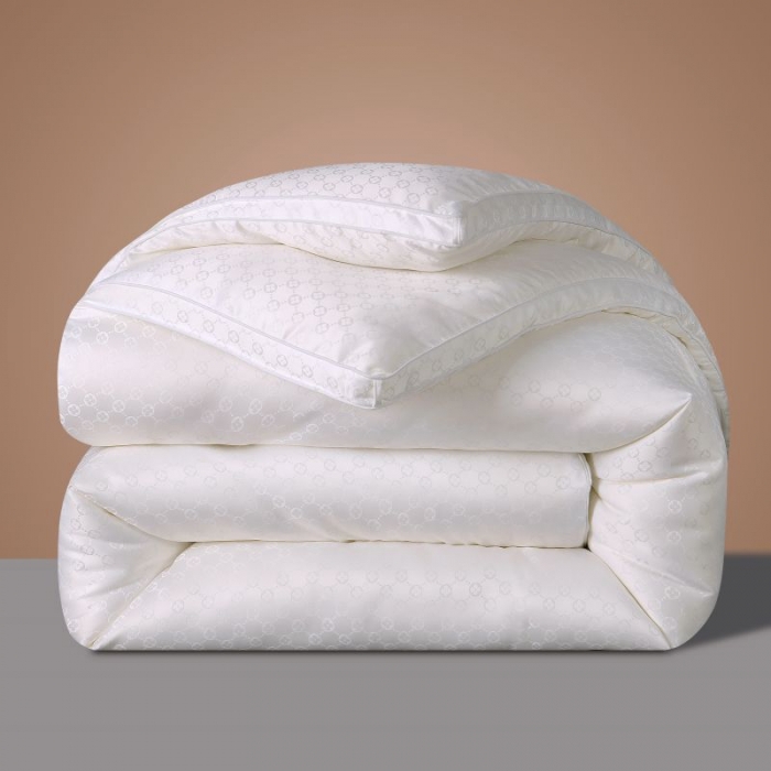 91家纺网 家纺一手货源 找家纺 (总) 伊被源 2022新款亲肤磨毛提花冬被被子被芯-四叶草