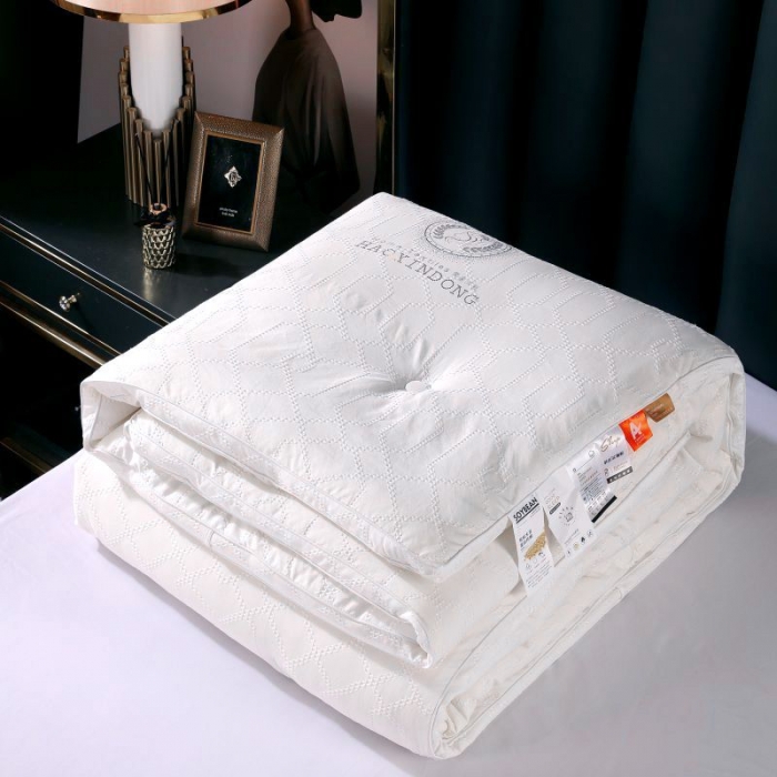 91家纺网 家纺一手货源 找家纺 （总）伊被源 2022新款磨毛提花抗菌冬被被子被芯-动情