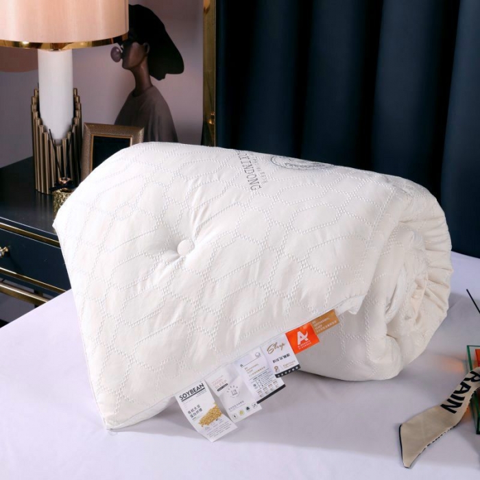 91家纺网 家纺一手货源 找家纺 （总）伊被源 2022新款磨毛提花抗菌冬被被子被芯-动情