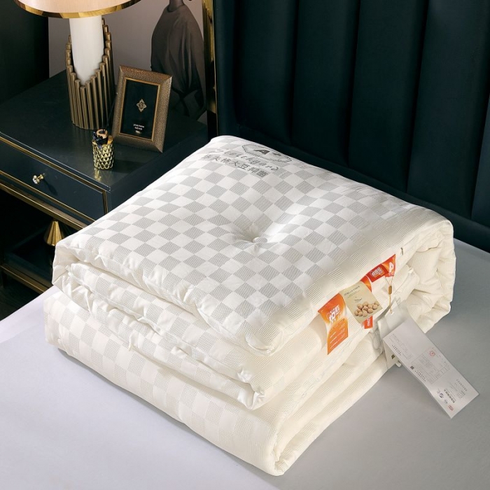 91家纺网 家纺一手货源 找家纺 总 伊被源2022新抗菌大豆被冬被春秋被被芯被子-华夫格魔方