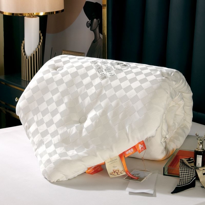 91家纺网 家纺一手货源 找家纺 总 伊被源2022新抗菌大豆被冬被春秋被被芯被子-华夫格魔方