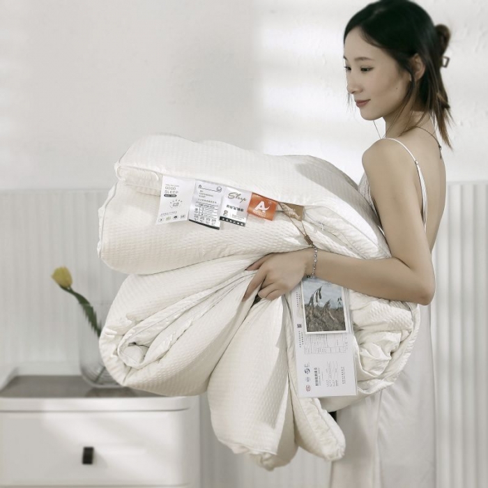 91家纺网 家纺一手货源 找家纺 （总）伊被源 2022新款抗菌立体冬被春秋被被芯被子-华夫泡