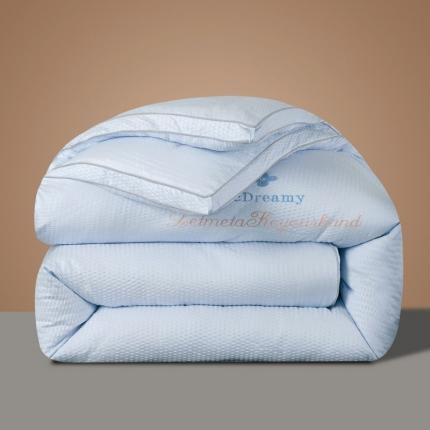 91家纺网 家纺一手货源 找家纺 伊被源 2022新款抗菌立体冬被春秋被被芯被子-华夫泡 蓝色