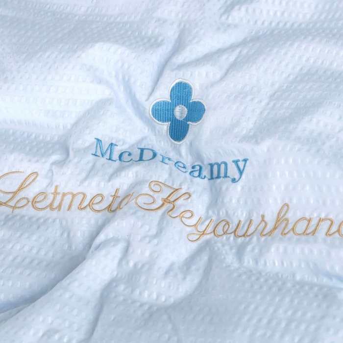 91家纺网 家纺一手货源 找家纺 伊被源 2022新款抗菌立体冬被春秋被被芯被子-华夫泡 蓝色