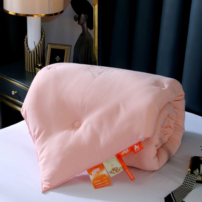 91家纺网 家纺一手货源 找家纺 伊被源2022新款抗菌大豆被冬被春秋被被芯被子-雪山麋鹿玉色