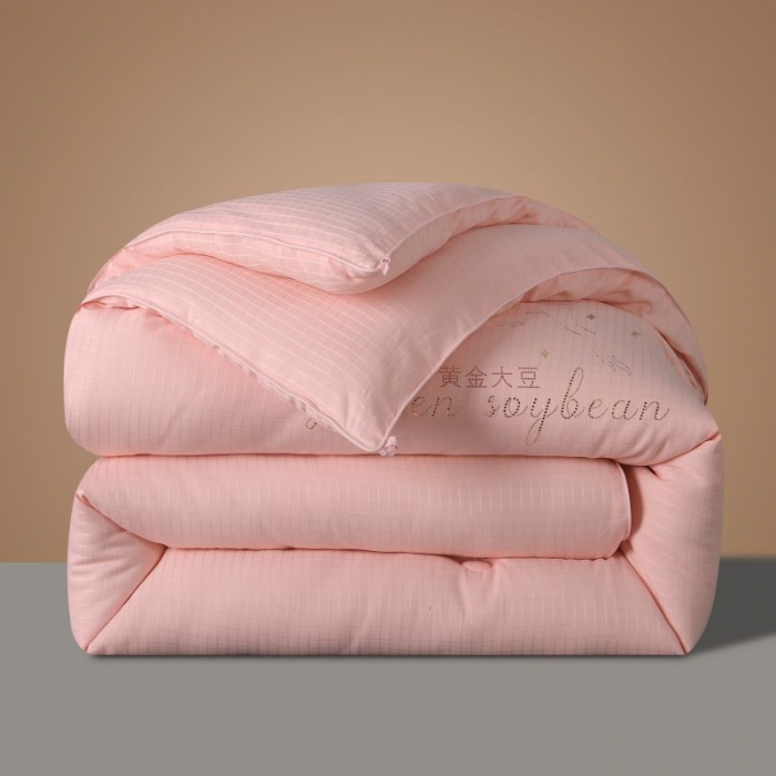 91家纺网 家纺一手货源 找家纺 伊被源2022新款抗菌大豆被冬被春秋被被芯被子-雪山麋鹿玉色