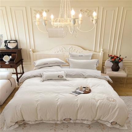 91家纺网 家纺一手货源 找家纺 总星野 新款coco小姐系列100支埃及长绒棉磨毛四件套