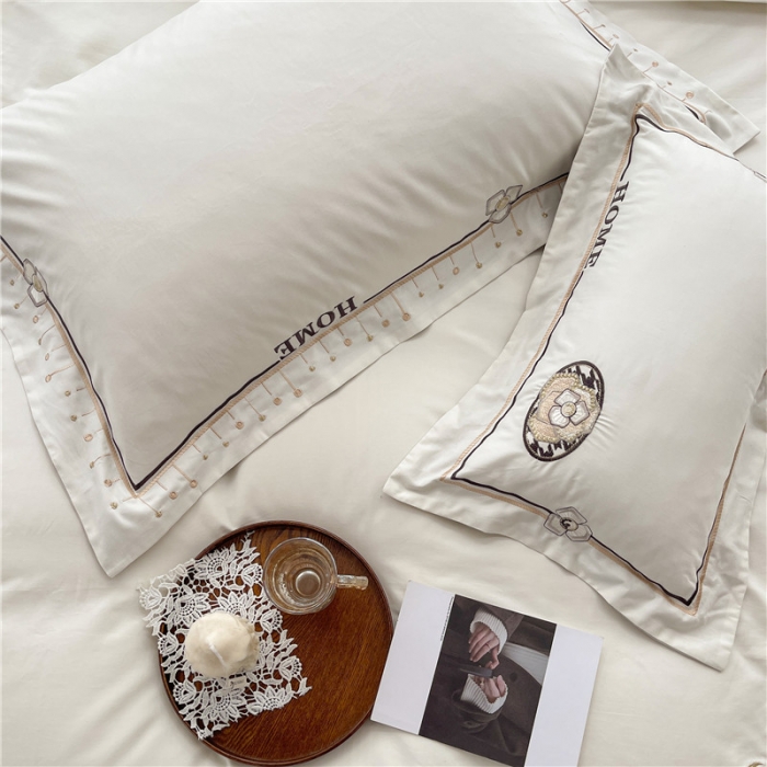 91家纺网 家纺一手货源 找家纺 总星野 新款coco小姐系列100支埃及长绒棉磨毛四件套