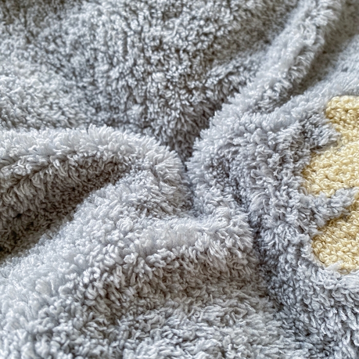 91家纺网 家纺一手货源 找家纺 一米阳光 2022新款绣花泰迪绒系列四件套 可爱熊