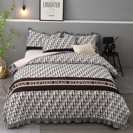 91家纺网 家纺一手货源 找家纺 雨洋家纺 2025新款水晶绒床盖 潮流大牌