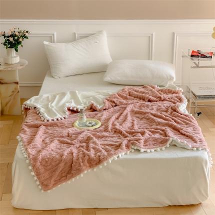 （总）洋铭区 2022新款a版舒棉绒b版牛奶绒毯子-糖豆系列