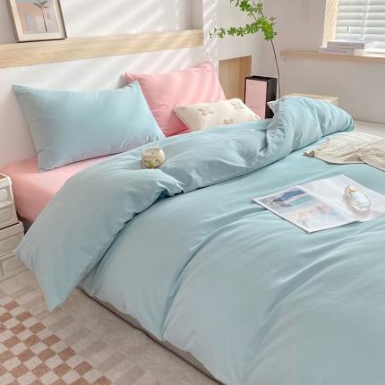 91家纺网 家纺一手货源 找家纺 总玉元坊22可定制全棉纯棉加厚磨毛床单被套床笠四件套三件套