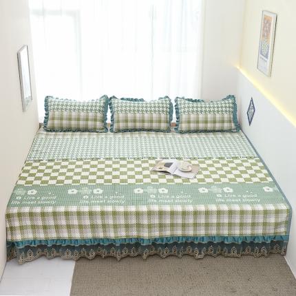 91家纺网 家纺一手货源 找家纺 雨洋家纺 2025新款炕垫水晶绒床盖大炕盖 小资生活