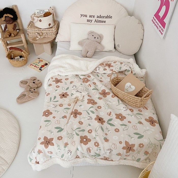 91家纺网 家纺一手货源 找家纺 航途席业 20263新款软绵绵牛奶绒羊羔绒毛毯 花期