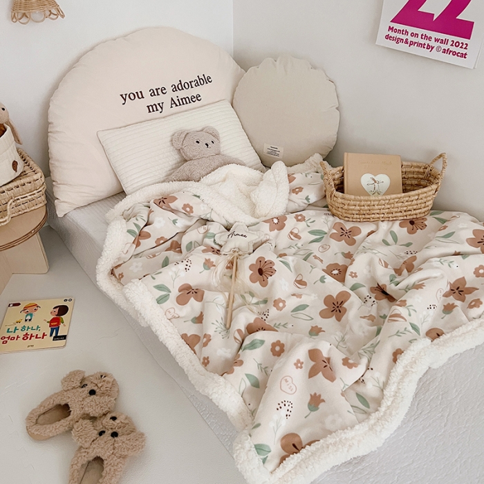 91家纺网 家纺一手货源 找家纺 航途席业 20263新款软绵绵牛奶绒羊羔绒毛毯 花期