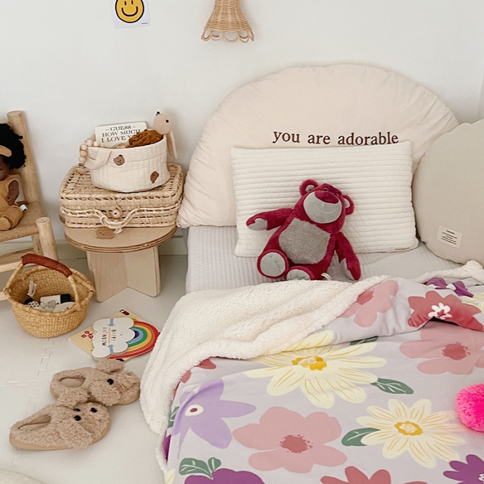 91家纺网 家纺一手货源 找家纺 航途席业 20263新款软绵绵牛奶绒羊羔绒毛毯 花田印象