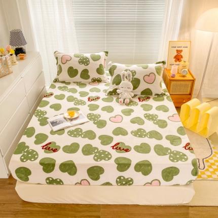 91家纺网 家纺一手货源 找家纺 （总）佰亿莱 2024新款 直播爆款高克重牛奶绒床笠三件套