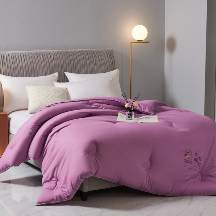 91家纺网 家纺一手货源 找家纺 畅畅家纺 2022新款抗菌纤维亲肤大豆被子被子