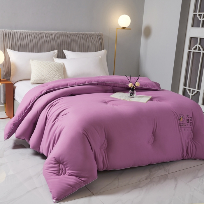 91家纺网 家纺一手货源 找家纺 畅畅家纺 2022新款抗菌纤维亲肤大豆被子被子