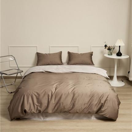 2022新款提花暖绒四件套 荼蘼茶