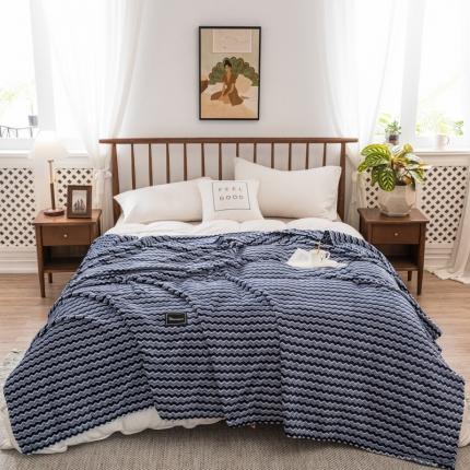 91家纺网 家纺一手货源 找家纺 （总）畅畅家纺 2022新款新款色织牛奶绒多功能毛毯