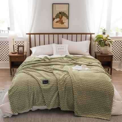 91家纺网 家纺一手货源 找家纺 （总）畅畅家纺 2022新款新款色织牛奶绒多功能毛毯