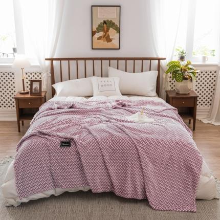 91家纺网 家纺一手货源 找家纺 （总）畅畅家纺 2022新款新款色织牛奶绒多功能毛毯