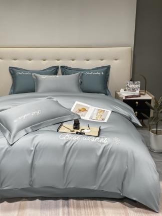 （总）寐居 2022新款60支长绒棉刺绣四件套