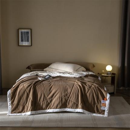 91家纺网 家纺一手货源 找家纺 2022新款加厚三层太空毯双面牛奶绒毛毯珊瑚绒毯法兰绒毯子1