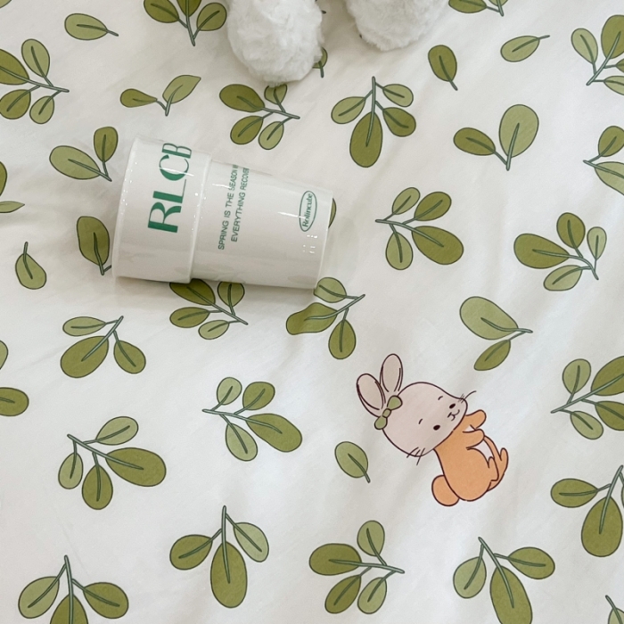 91家纺网 家纺一手货源 找家纺 昔可 2022新款梦幻公主风系列棉加绒印花四件套 花园兔宝