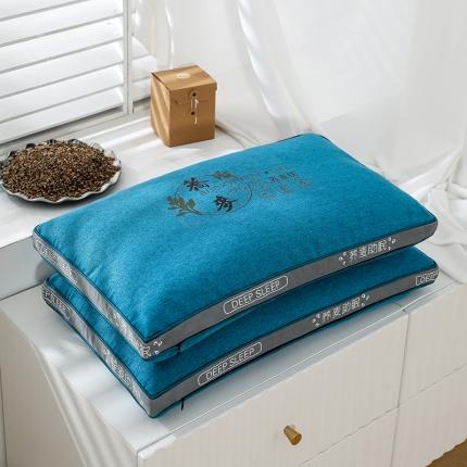 （总）织布人 2022新款荞麦枕立体棉麻荞麦助眠枕头枕芯