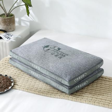 91家纺网 家纺一手货源 找家纺 总织布人 2022新款荞麦枕棉麻艾草药包养生荞麦助眠枕头枕芯