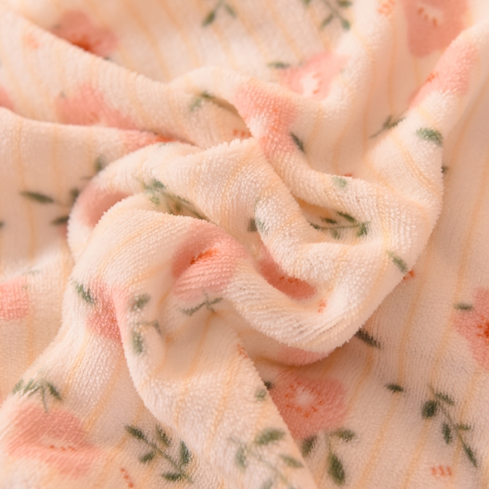 91家纺网 家纺一手货源 找家纺 金盛皇朝新款牛奶水晶宝宝绒韩版荷叶边床裙款四件套云梦花间