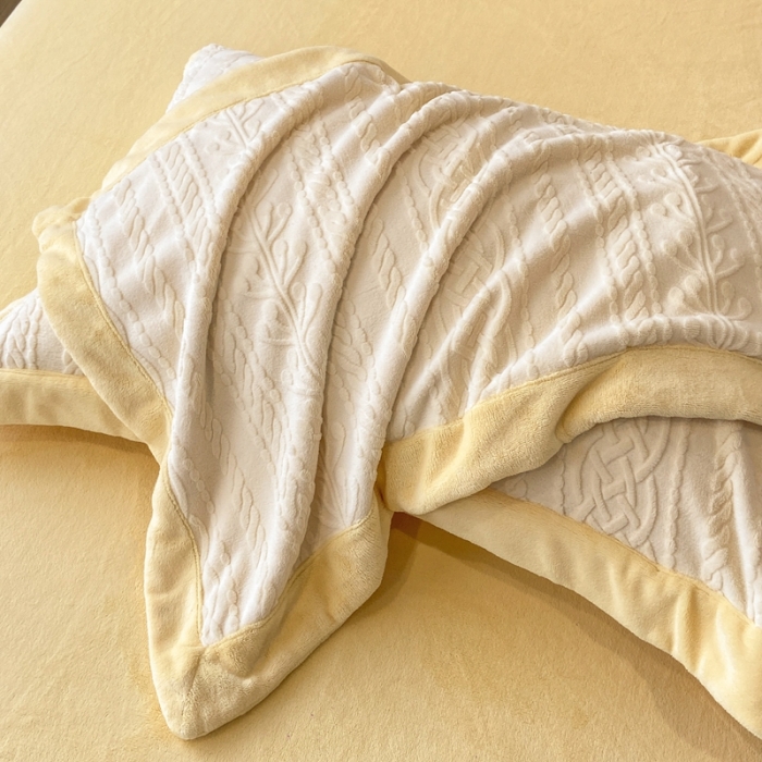 91家纺网 家纺一手货源 找家纺 （总）梦享生活 230高克重欧式烂花全消光亲肤牛奶绒四件套