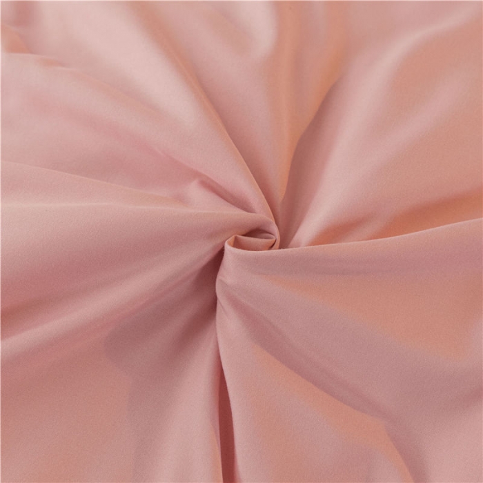 91家纺网 家纺一手货源 找家纺 古吉梦高克重牛奶绒双色床单床笠款四件套 纯色棉绒-藕粉+浅灰