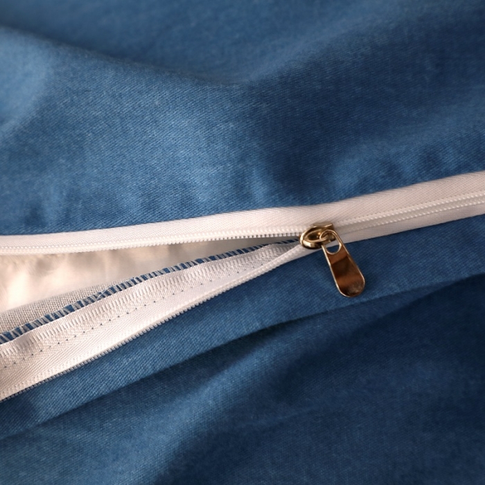 91家纺网 家纺一手货源 找家纺 总-2024新款加厚纯棉全棉纯色生态磨毛多规格四件套床单款床笠款素色