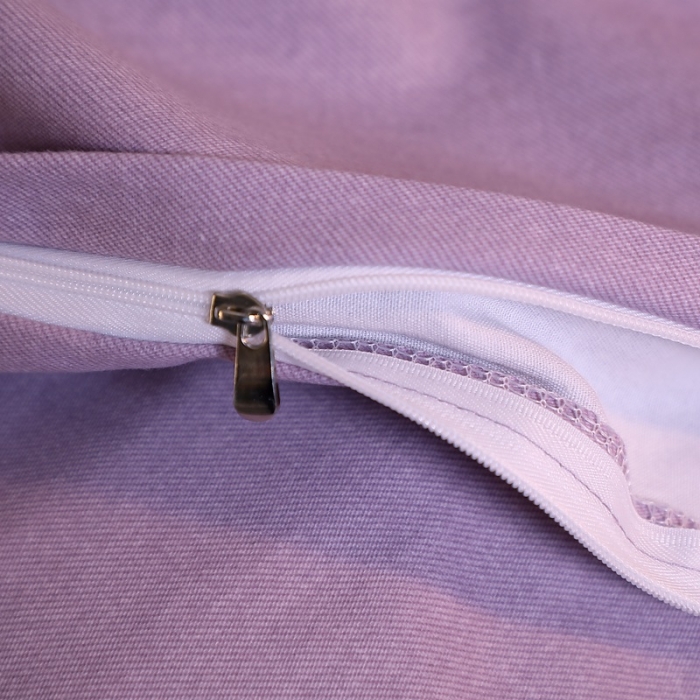 91家纺网 家纺一手货源 找家纺 晶缦家纺 2022新款加厚全棉纯色生态磨毛多规格四件套 纯依-丁香紫