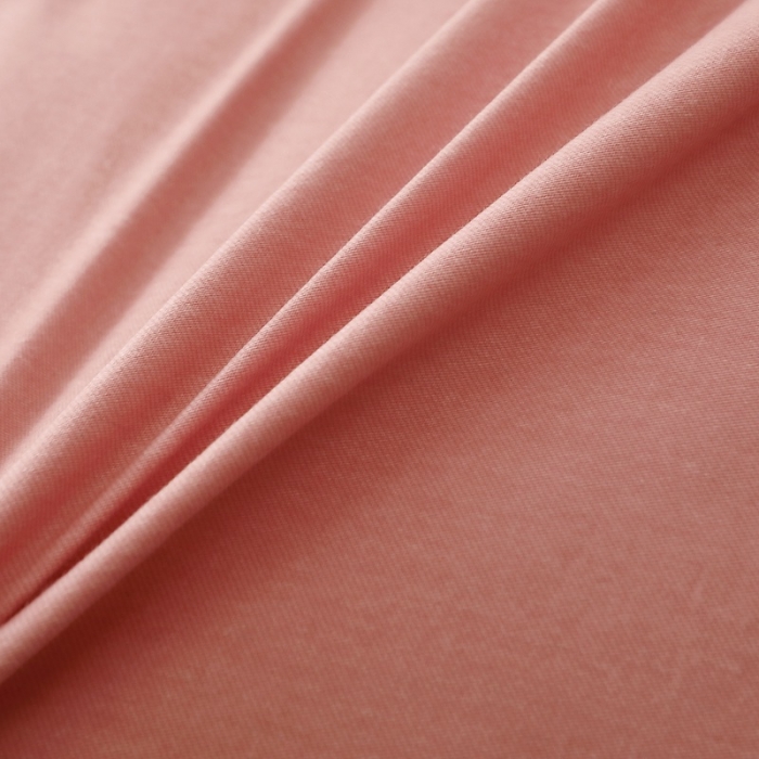 91家纺网 家纺一手货源 找家纺 晶缦家纺 2022新款加厚全棉纯色生态磨毛多规格四件套 纯依-粉玉