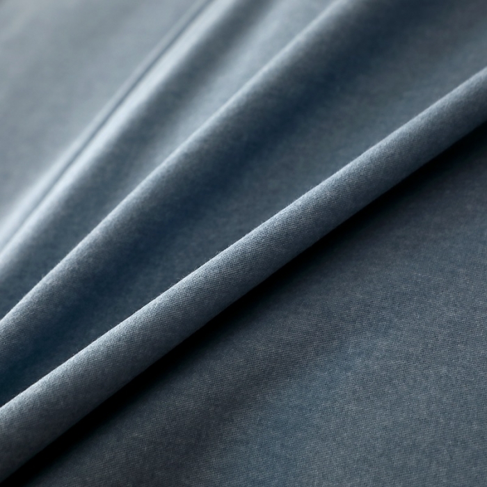 91家纺网 家纺一手货源 找家纺 晶缦家纺 2022新款加厚全棉纯色生态磨毛多规格单被套 纯依-蓝灰