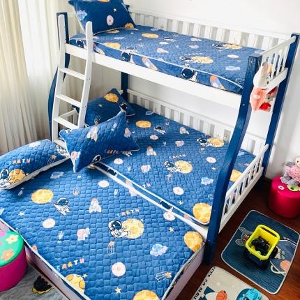 91家纺网 家纺一手货源 找家纺 （总）小虾米 2022新款上下床牛奶绒夹棉床笠